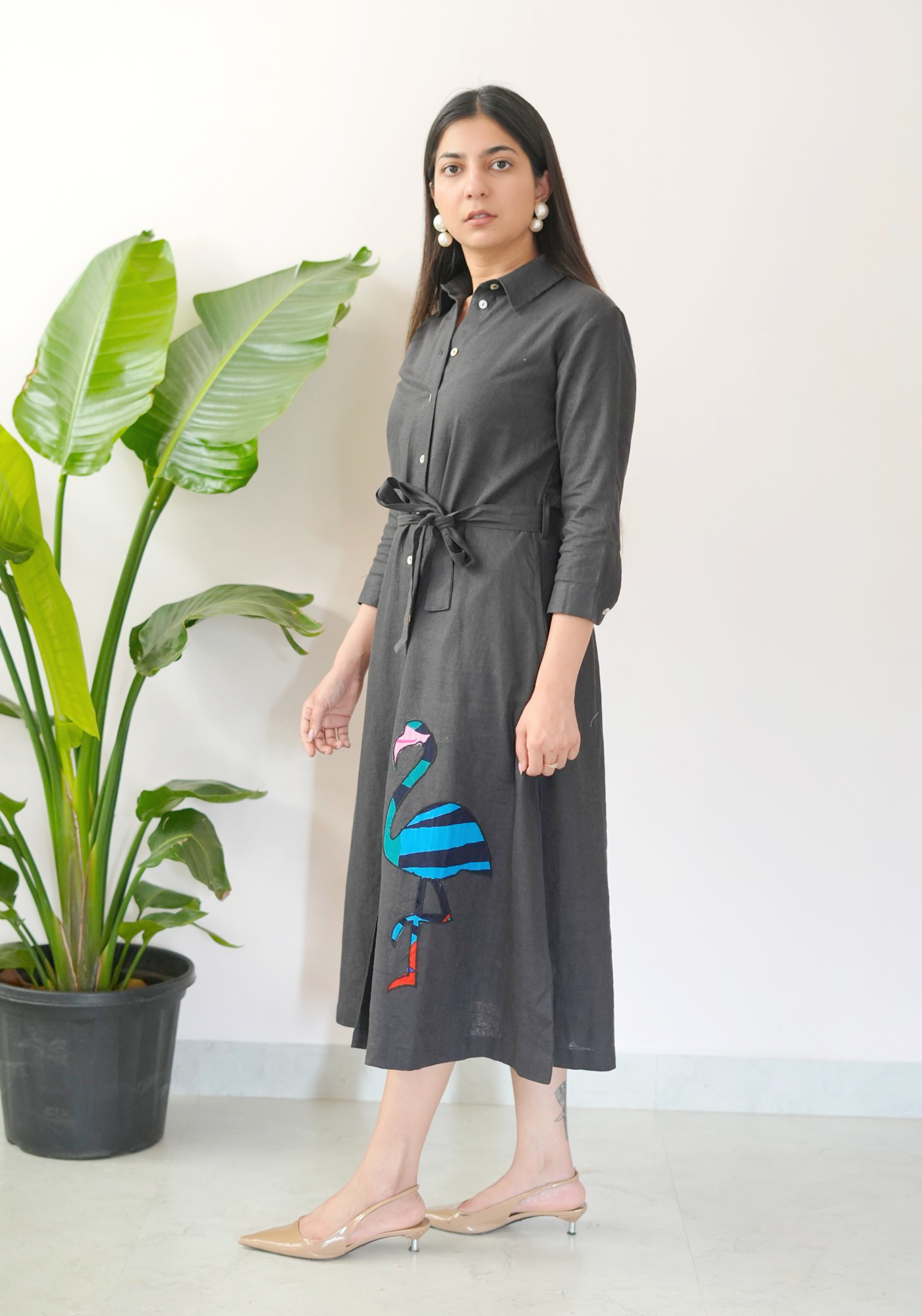 Batak Dress-Grey
