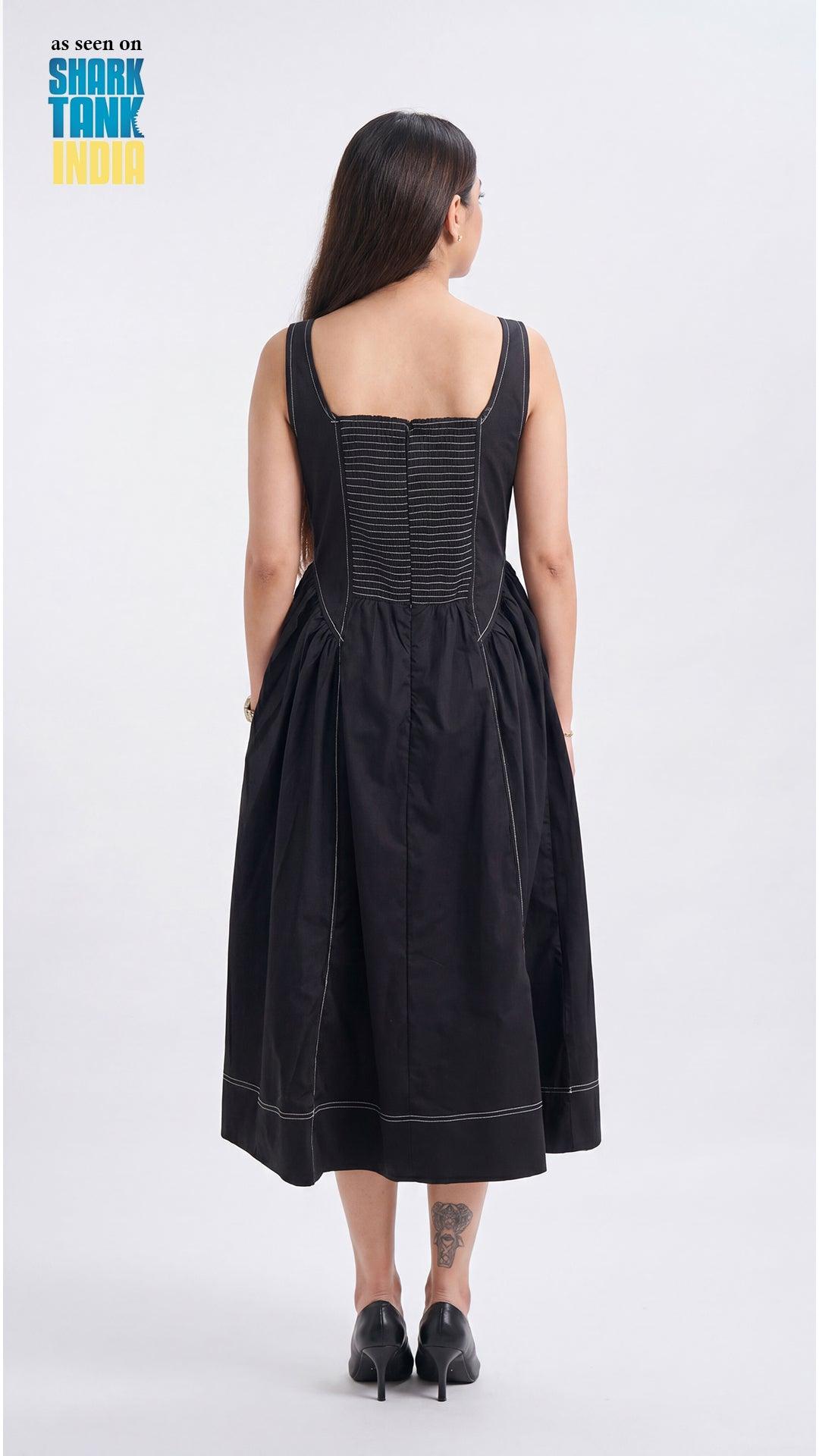 Tbfo Tomato Black Dress
