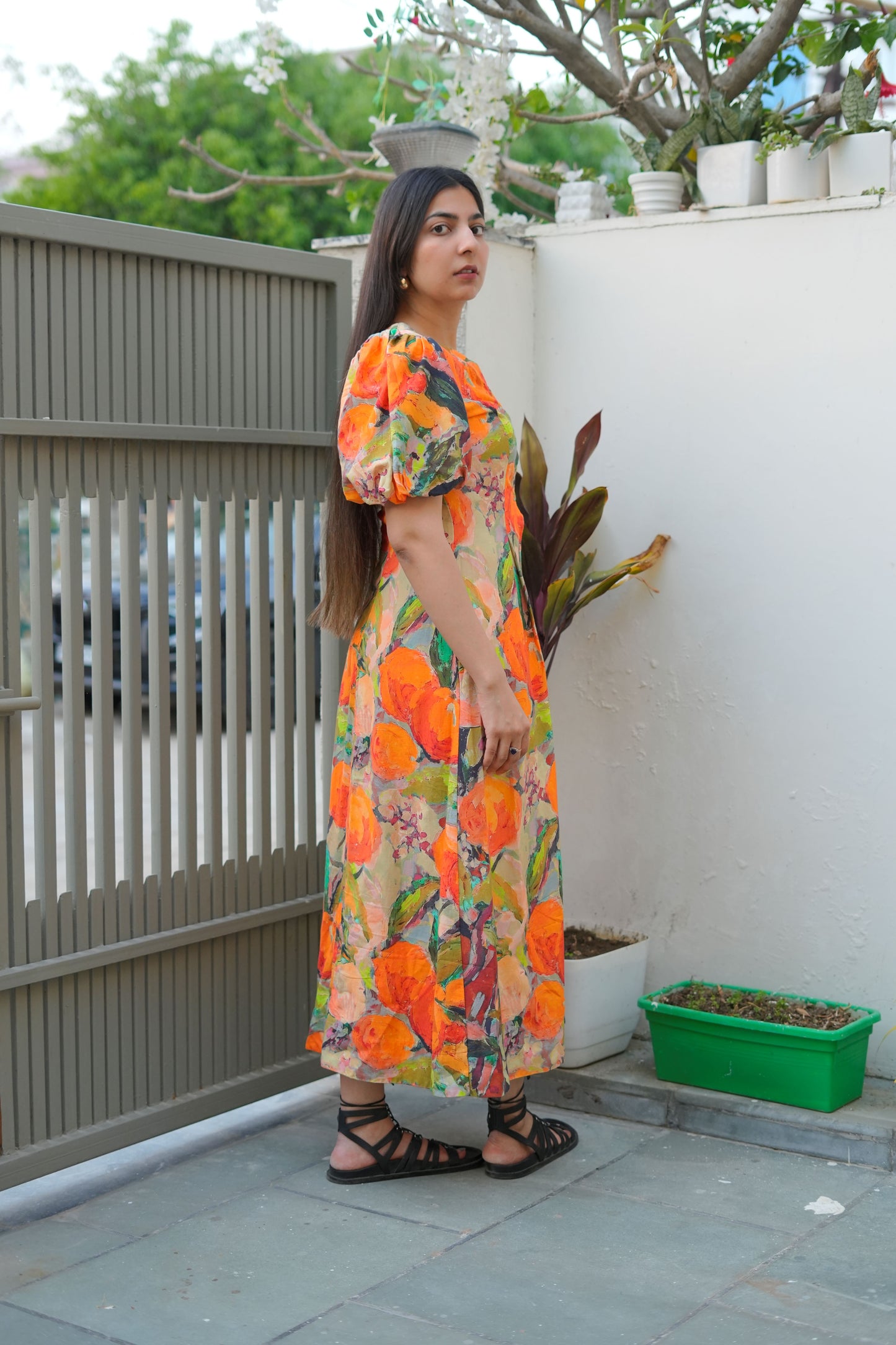 Oil paint on my dress