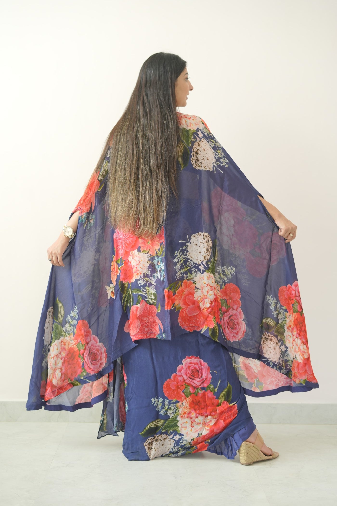 4 Designer Floral Shrug Set