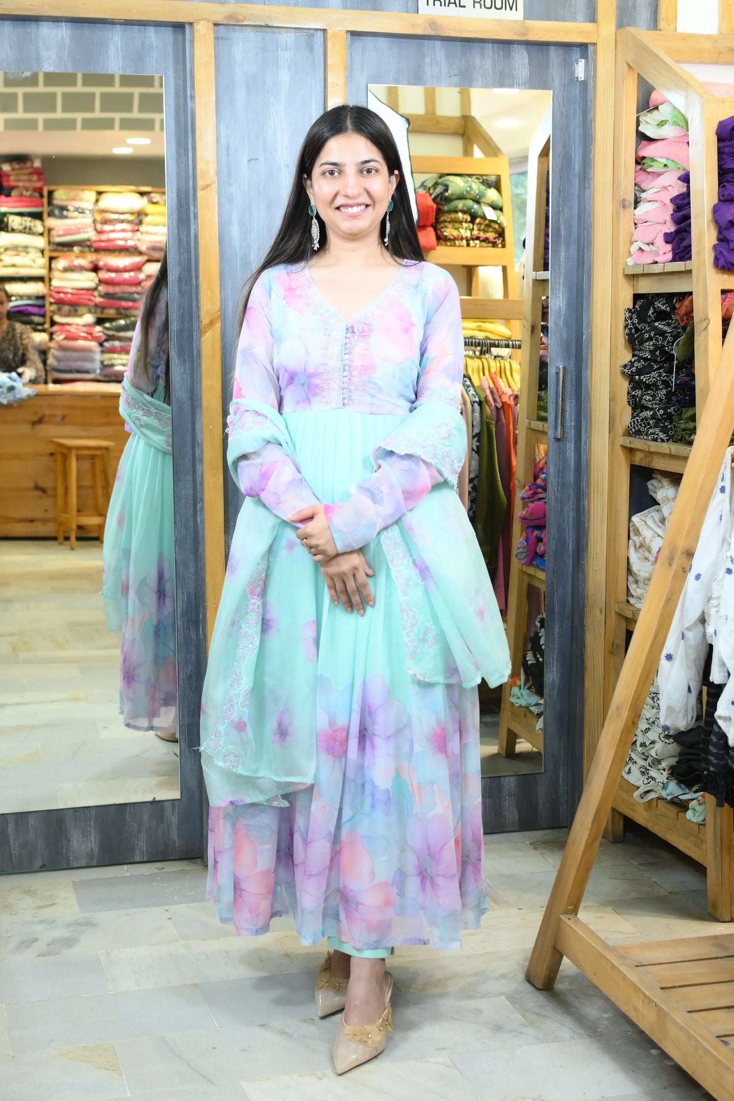 Pastel flower frock suit - TBFO