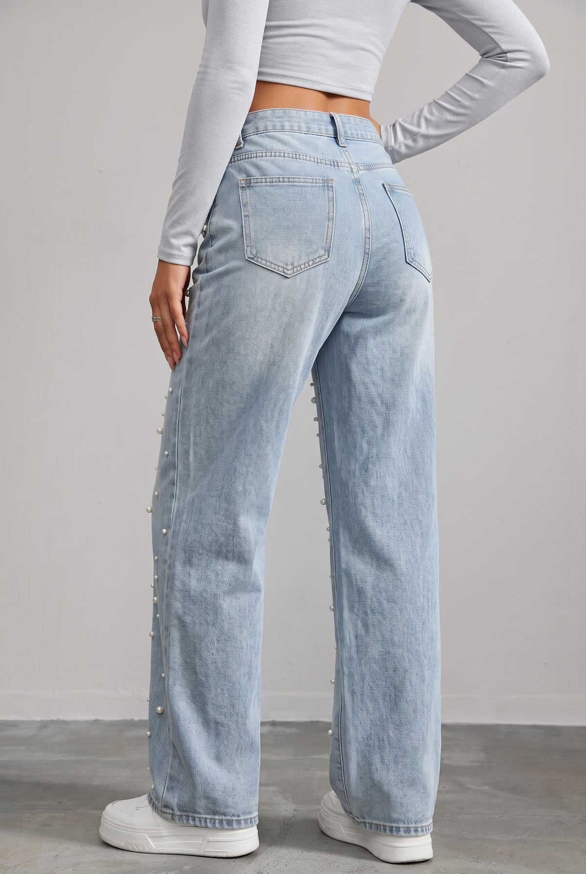 Tbfo Monday Mood – Embellished Pearl Denim Jeans