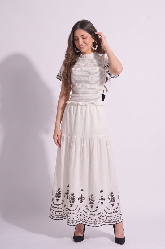 Tbfo High Tide Ivory Dress