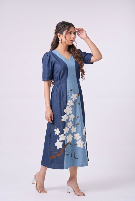 Tbfo Riviera Blue Dress