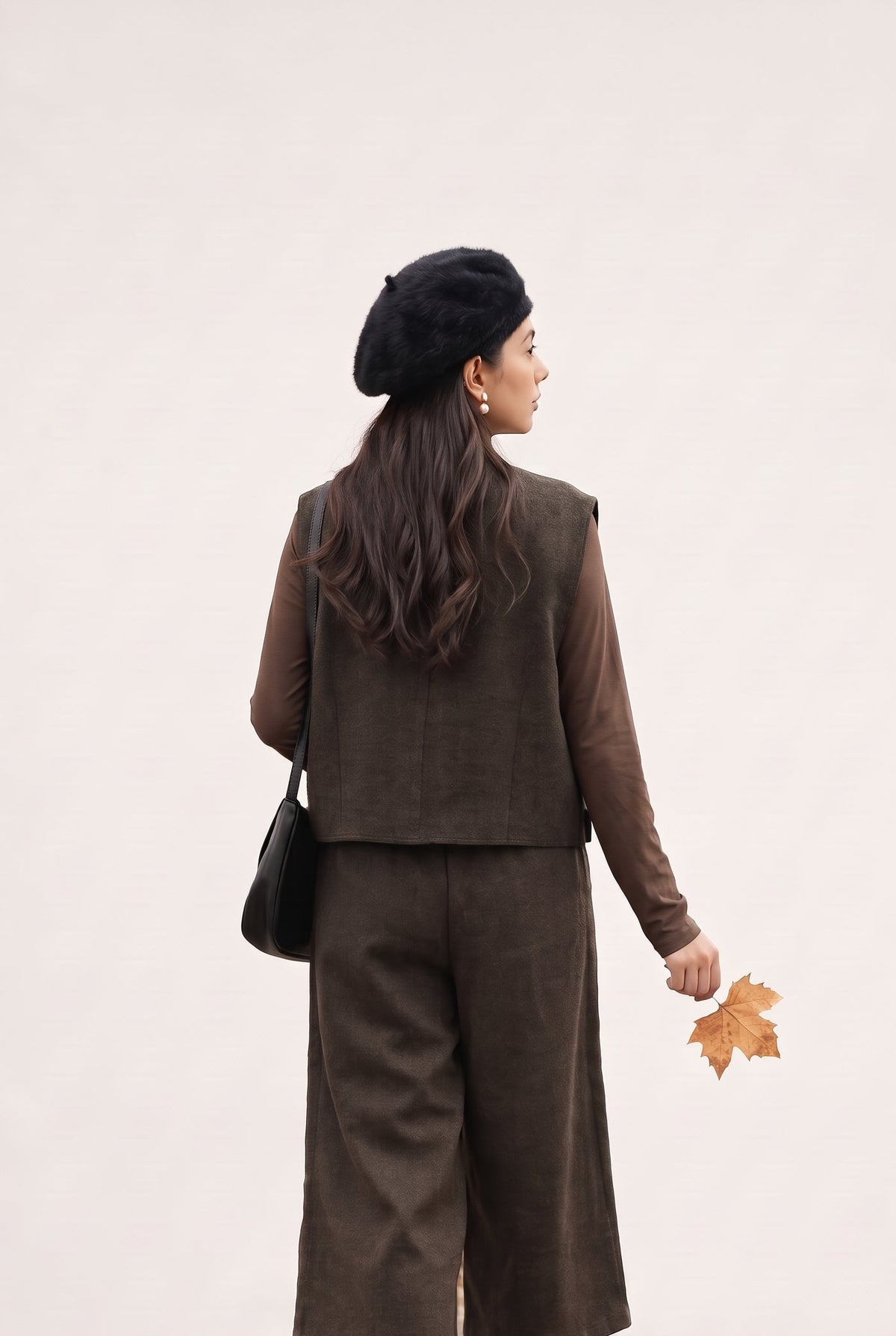 Tbfo Thand Aur Chai – Charcoal Grey Co-Ord Set with Sleeveless Jacket