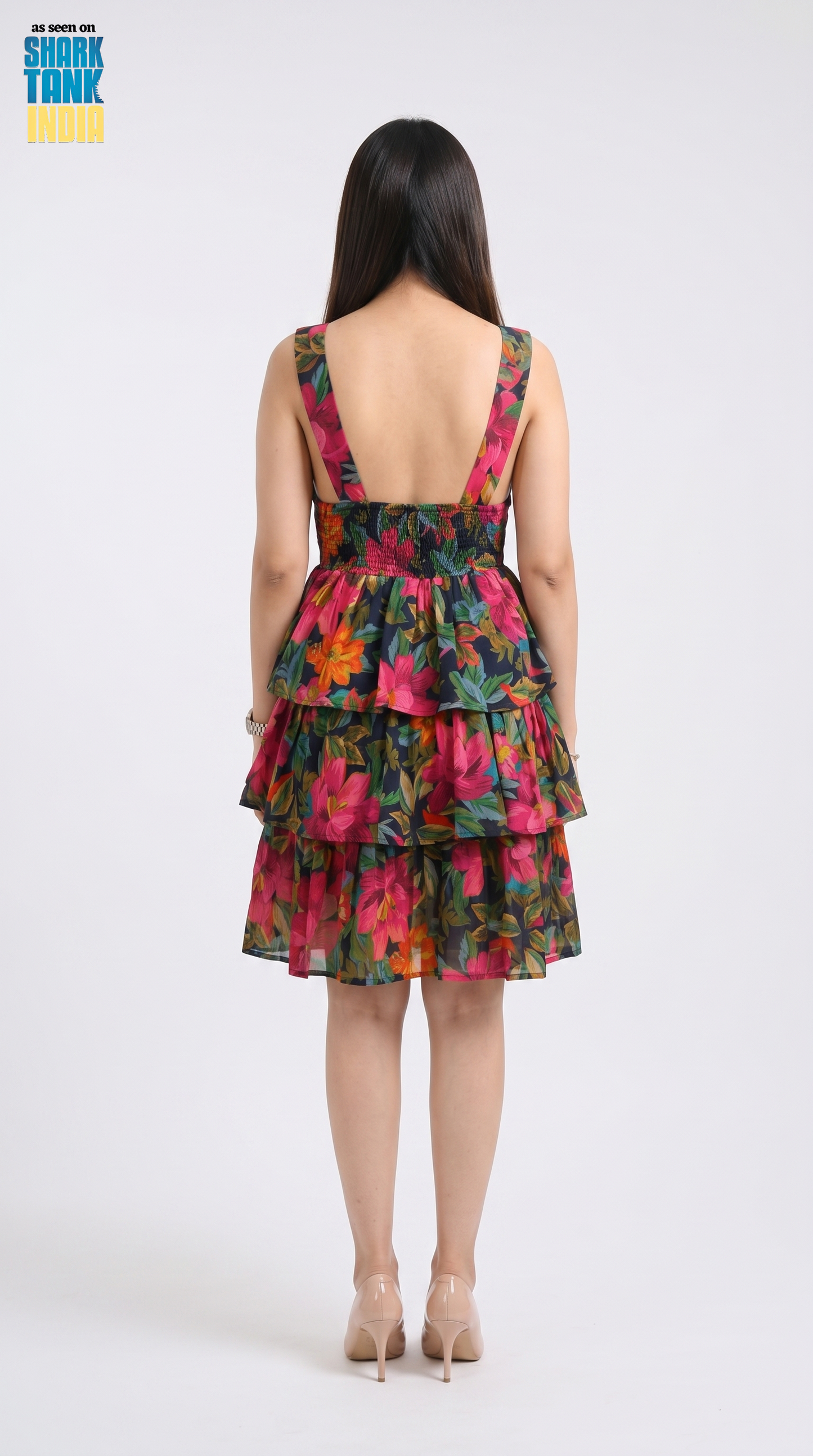 Tbfo Vacay Floral Multicolor Dress