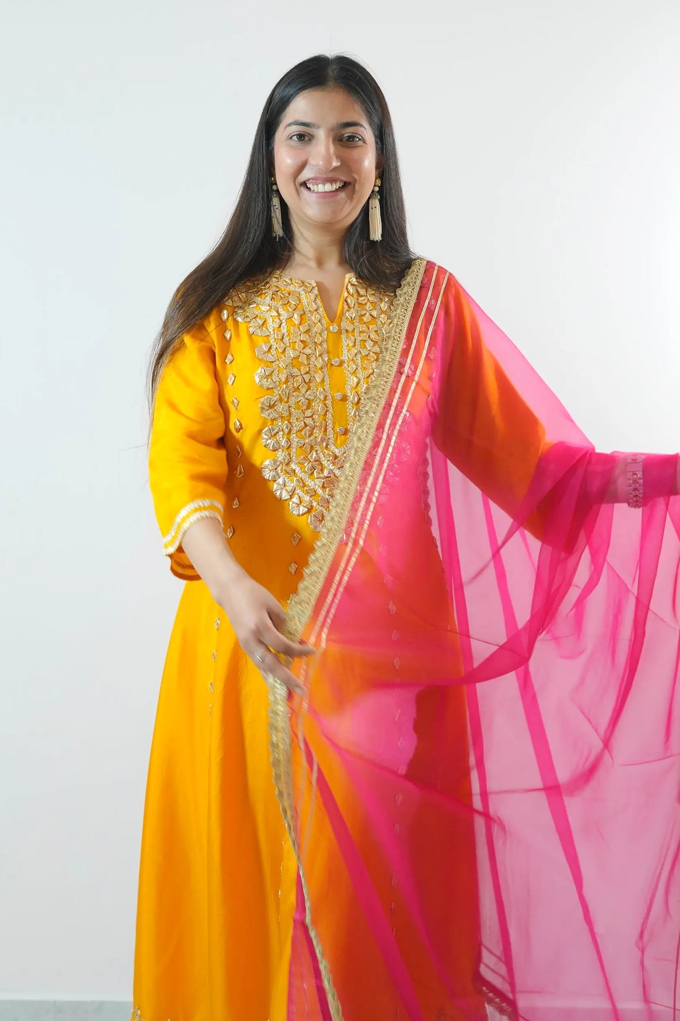 Bright peela suit