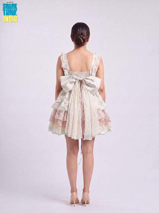 Tbfo Regency Rose Ivory White Dress