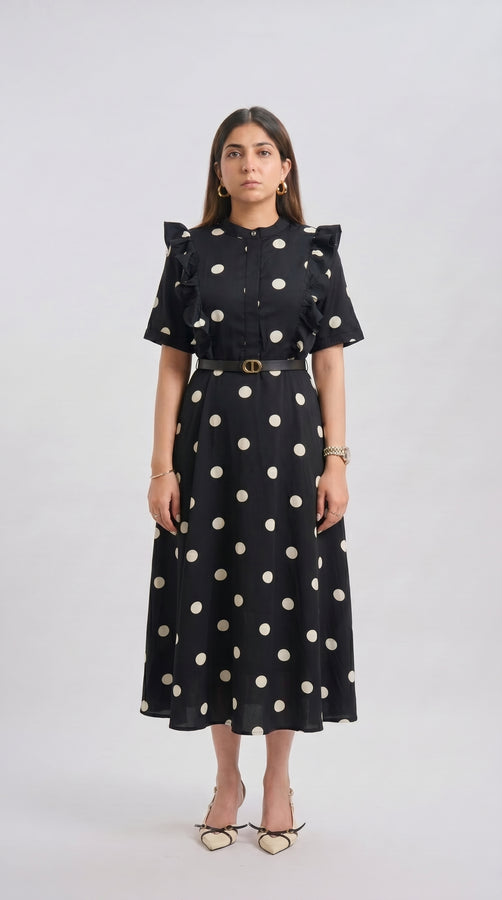 Tbfo Spaceship Polka Dress