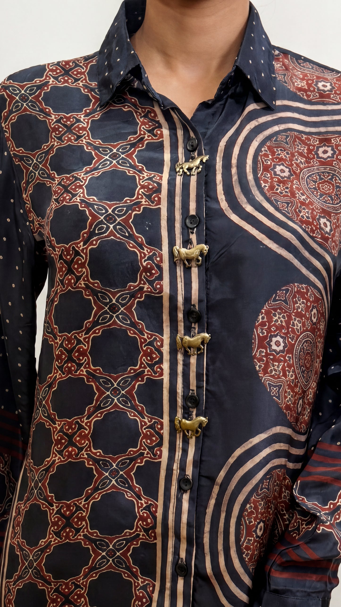 Tbfo Airak Navy Blue Shirt