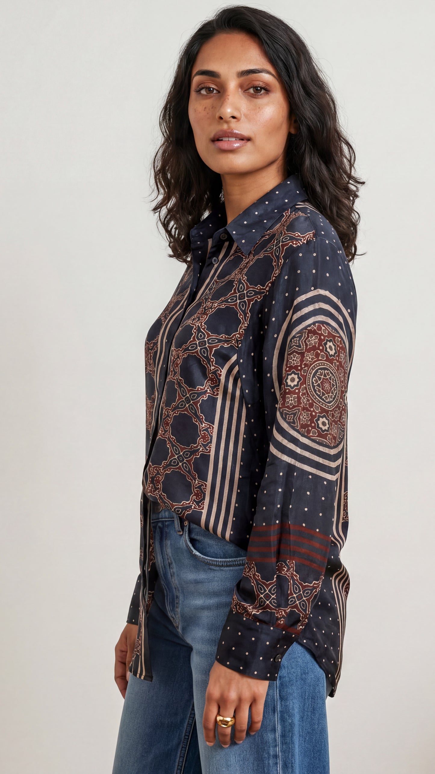 Tbfo Airak Navy Blue Shirt
