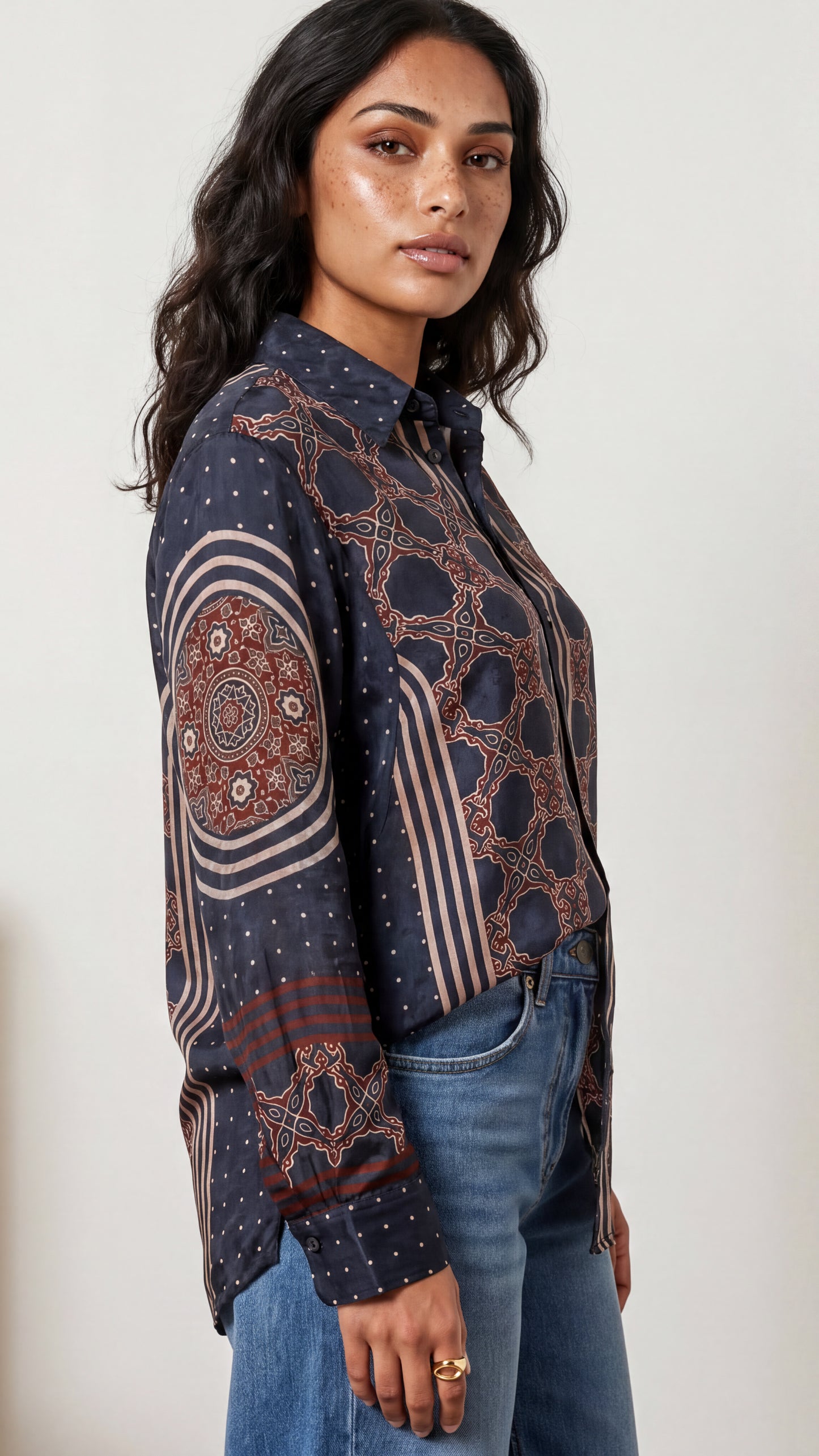 Tbfo Airak Navy Blue Shirt