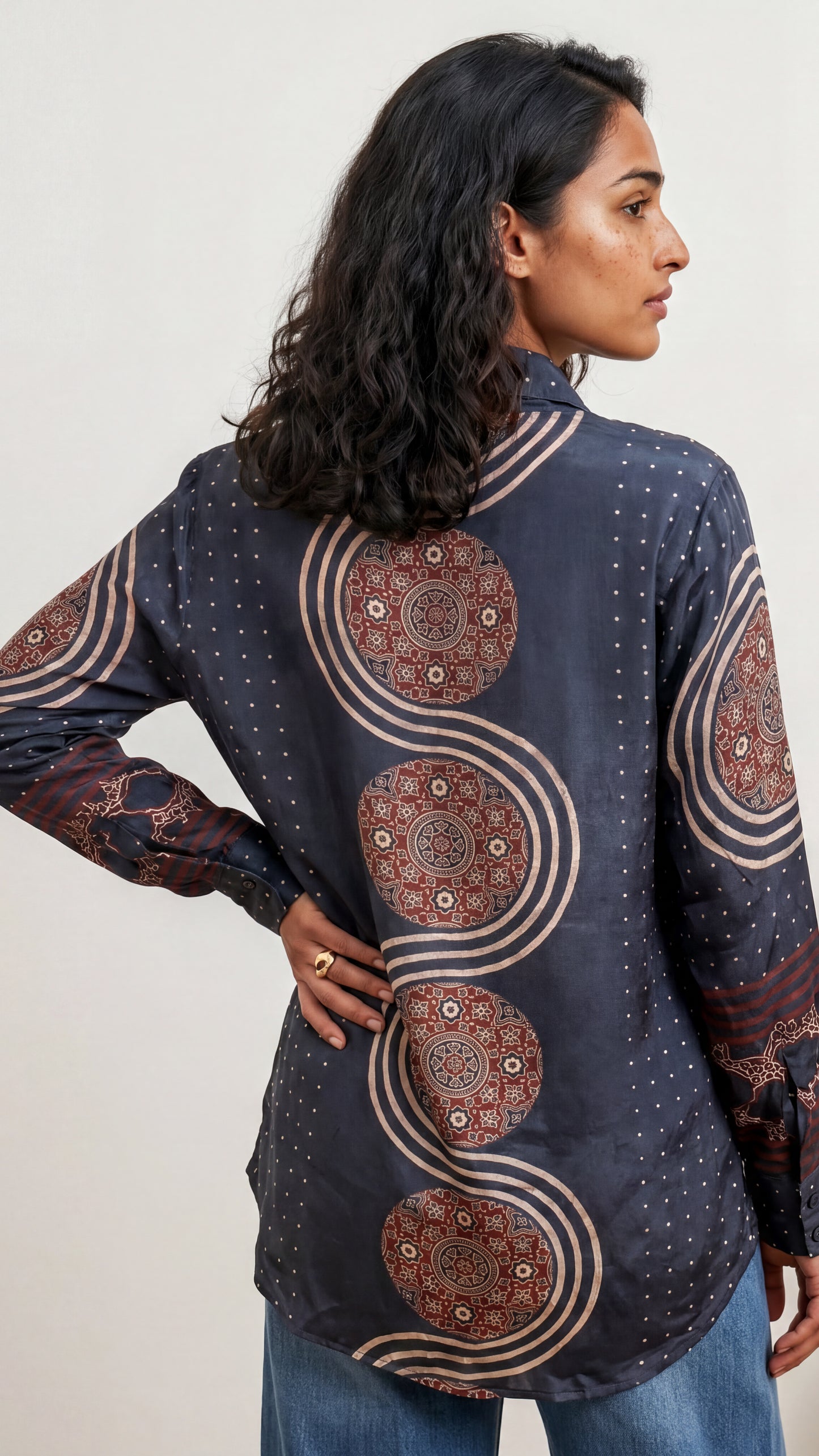 Tbfo Airak Navy Blue Shirt