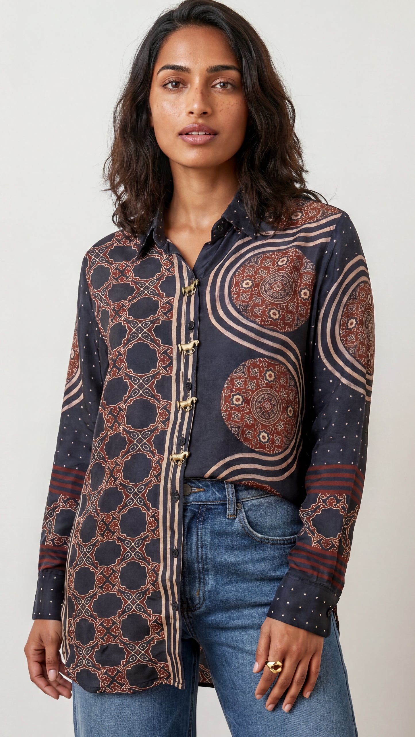Tbfo Airak Navy Blue Shirt