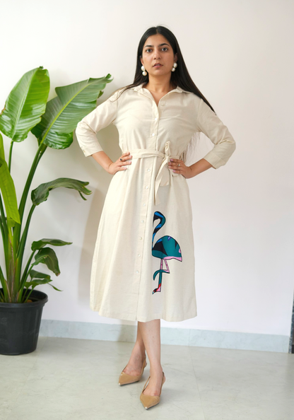 Batak Dress-Off White