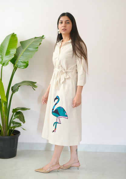 Batak Dress-Off White