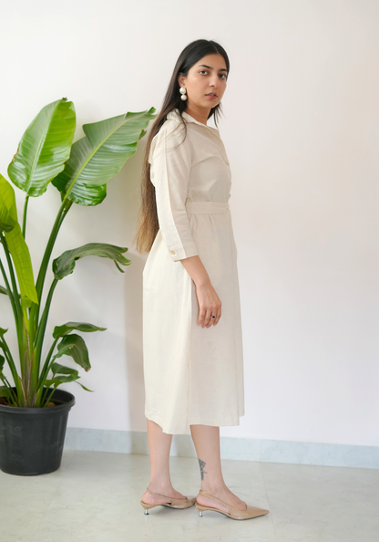 Batak Dress-Off White