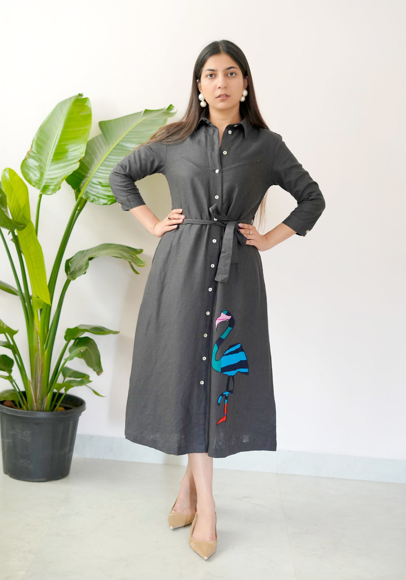 Batak Dress-Grey