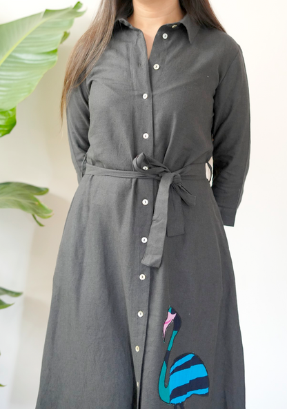 Batak Dress-Grey