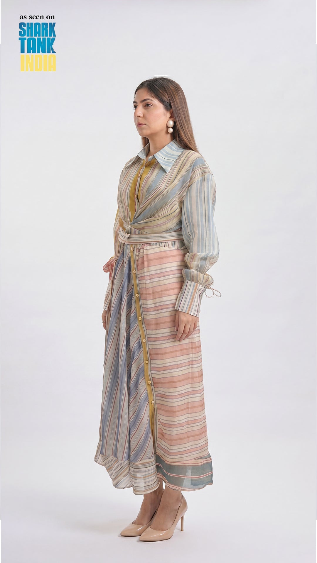Tbfo Passport Ready Long Multi-Color Dress