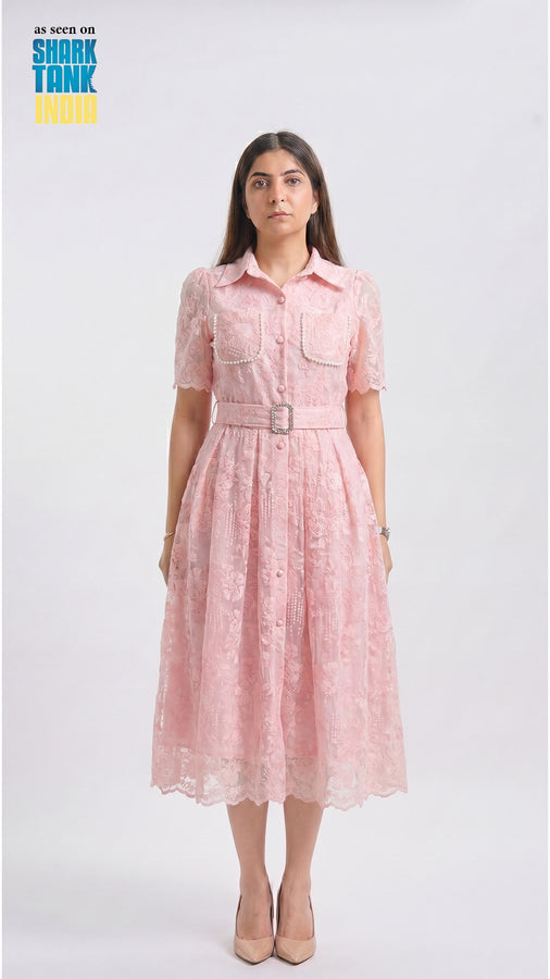 Tbfo Collar Queen Pink Dress