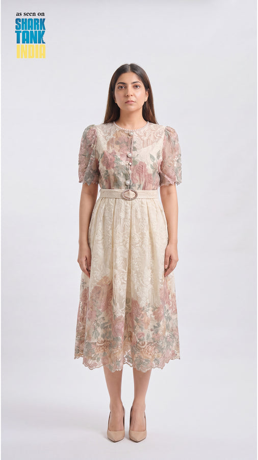 Tbfo Shabnam Beige Dress