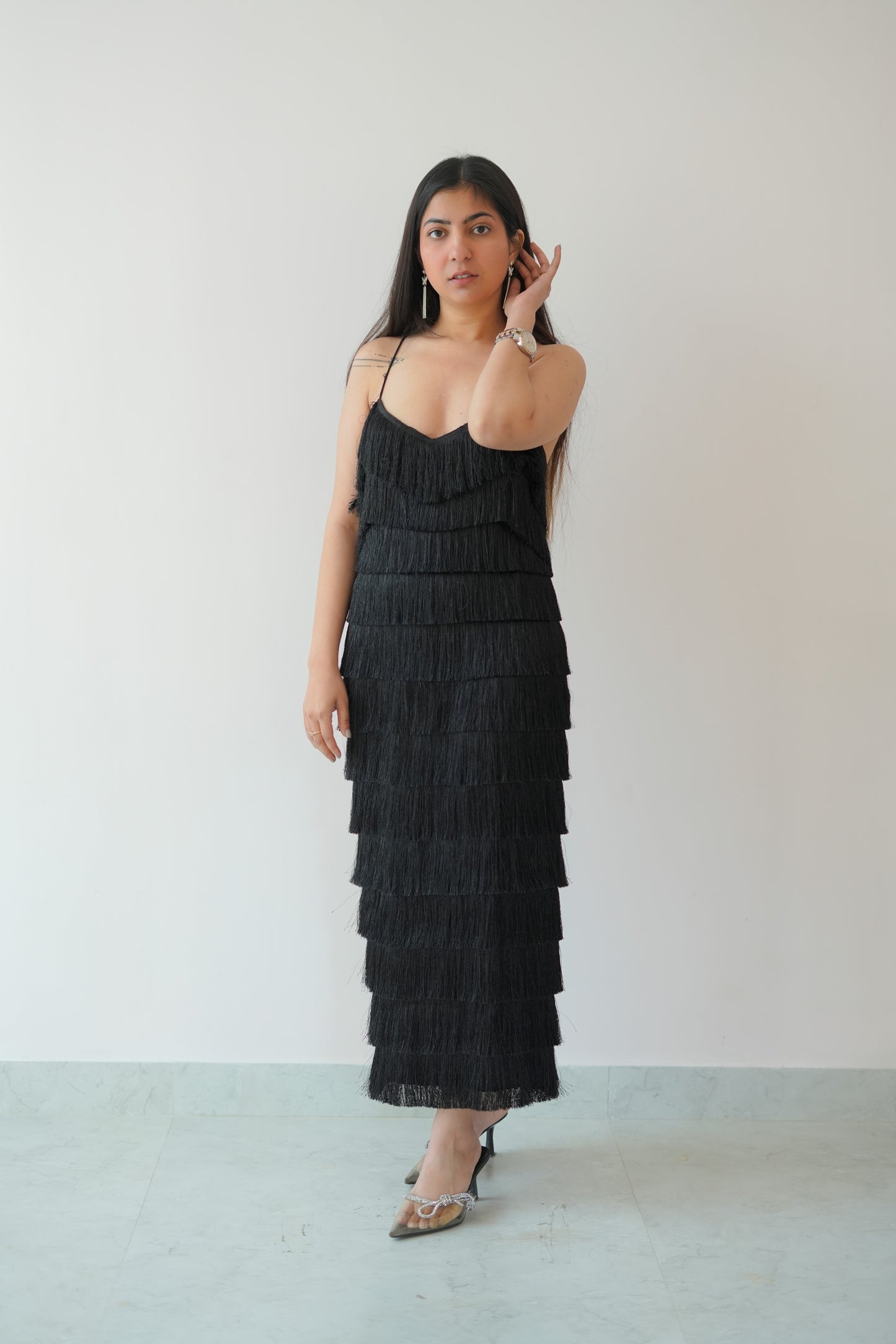 Fringe bodycon dress - TBFO