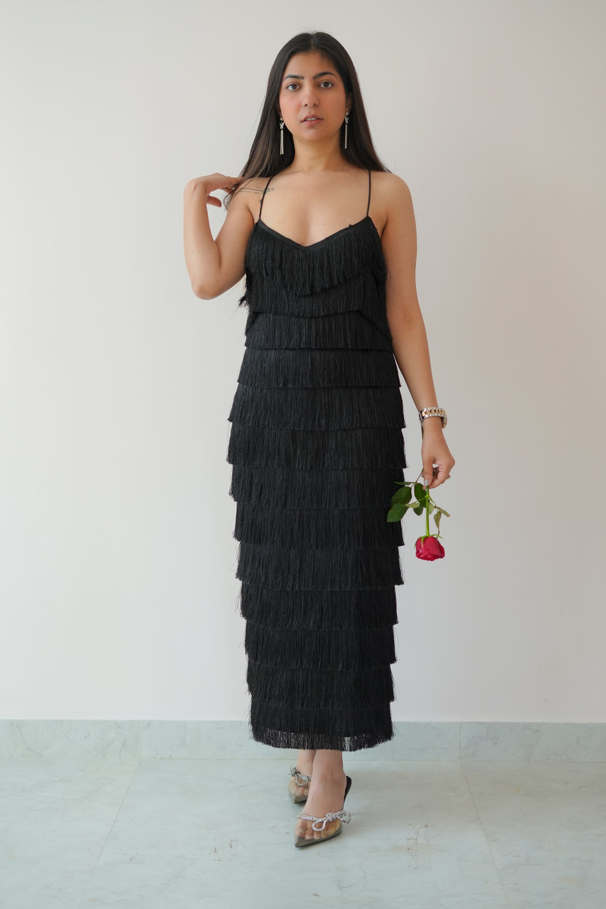 Fringe bodycon dress - TBFO