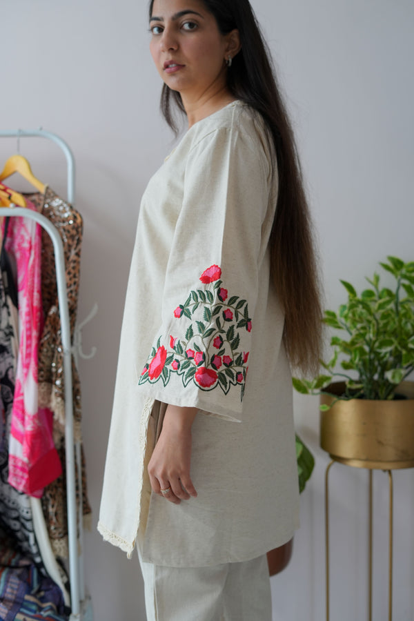 Natural linen coord - TBFO