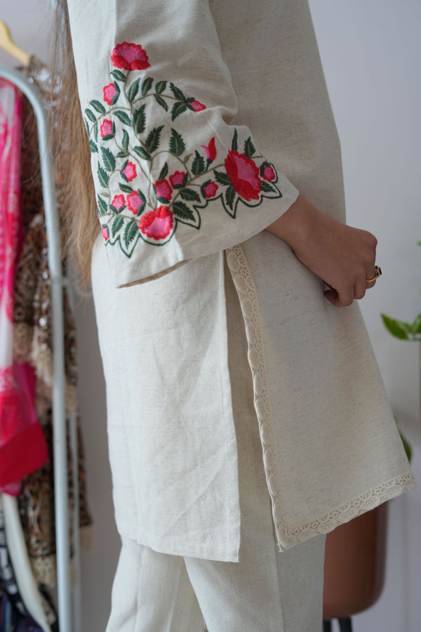 Natural linen coord - TBFO