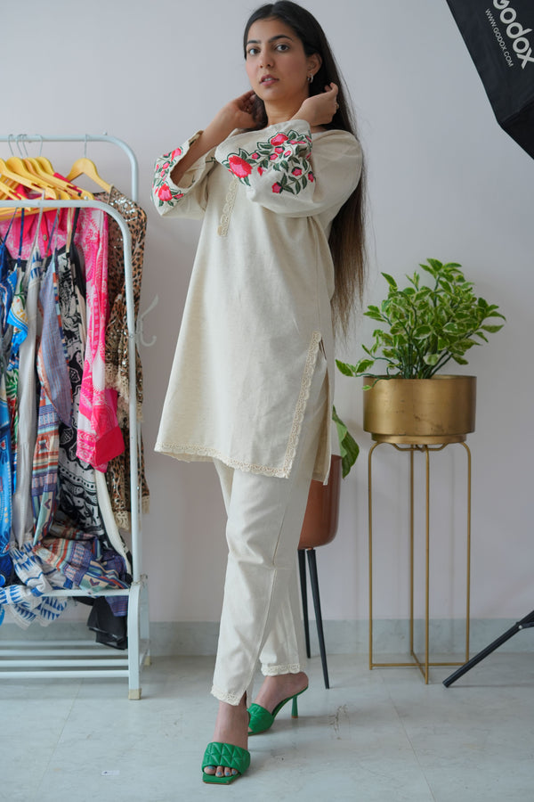 Natural linen coord - TBFO