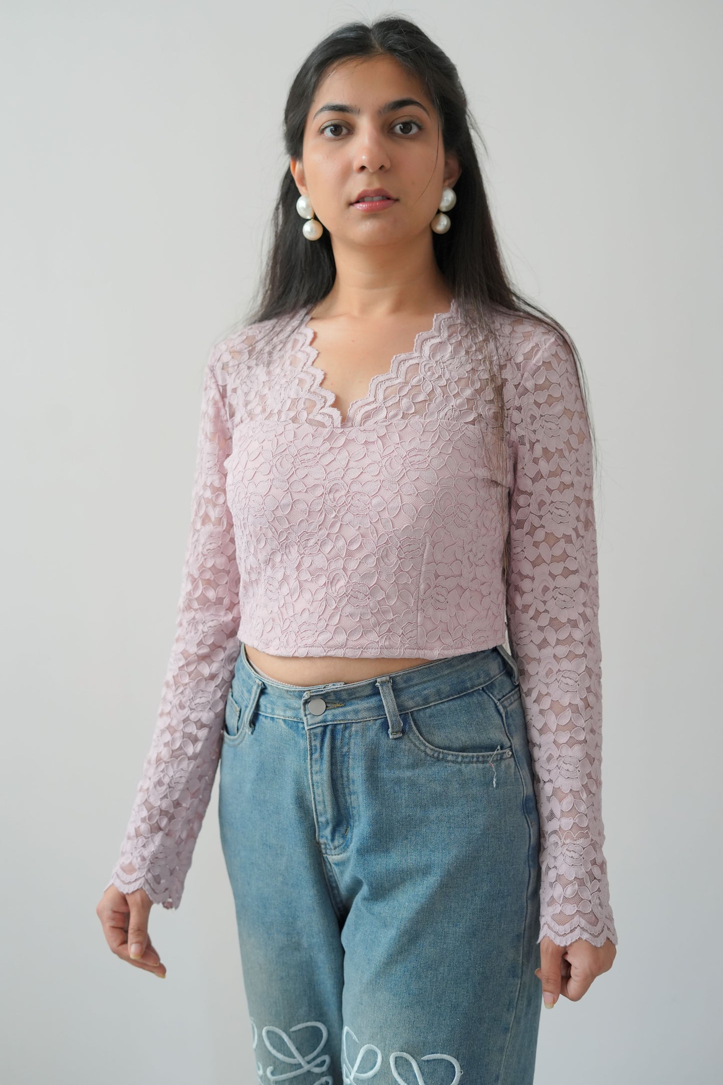 Solid heart top