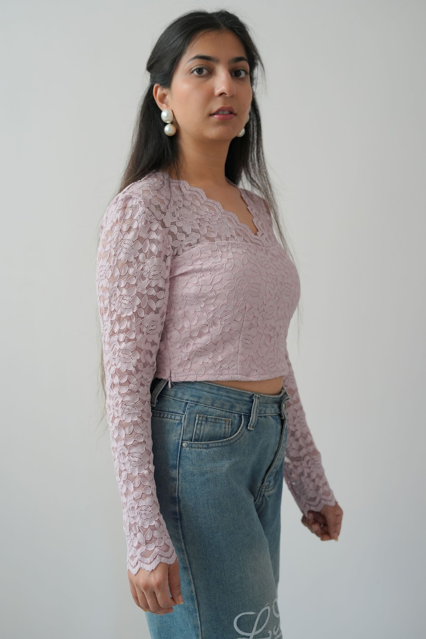 Solid heart top