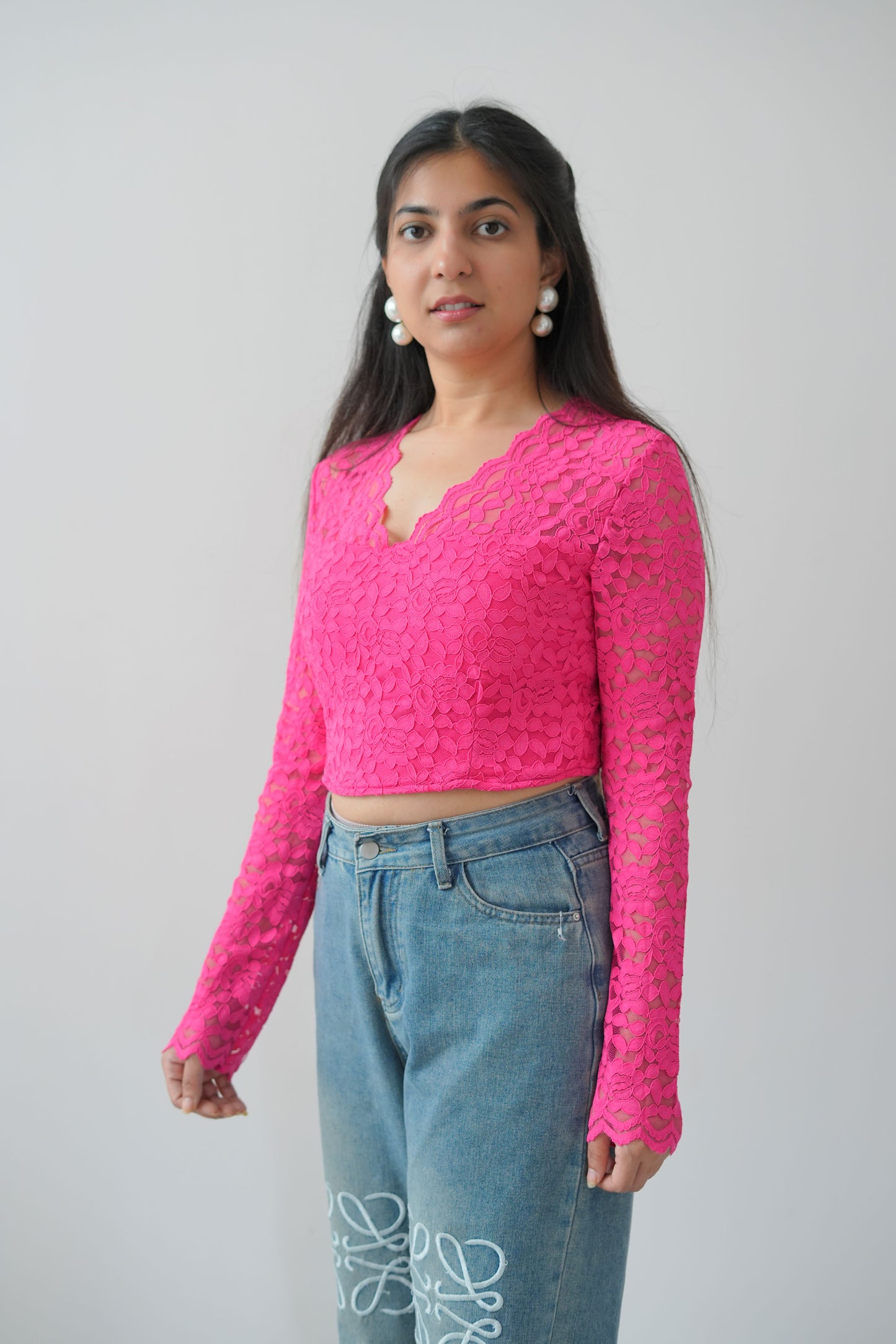 Solid heart top