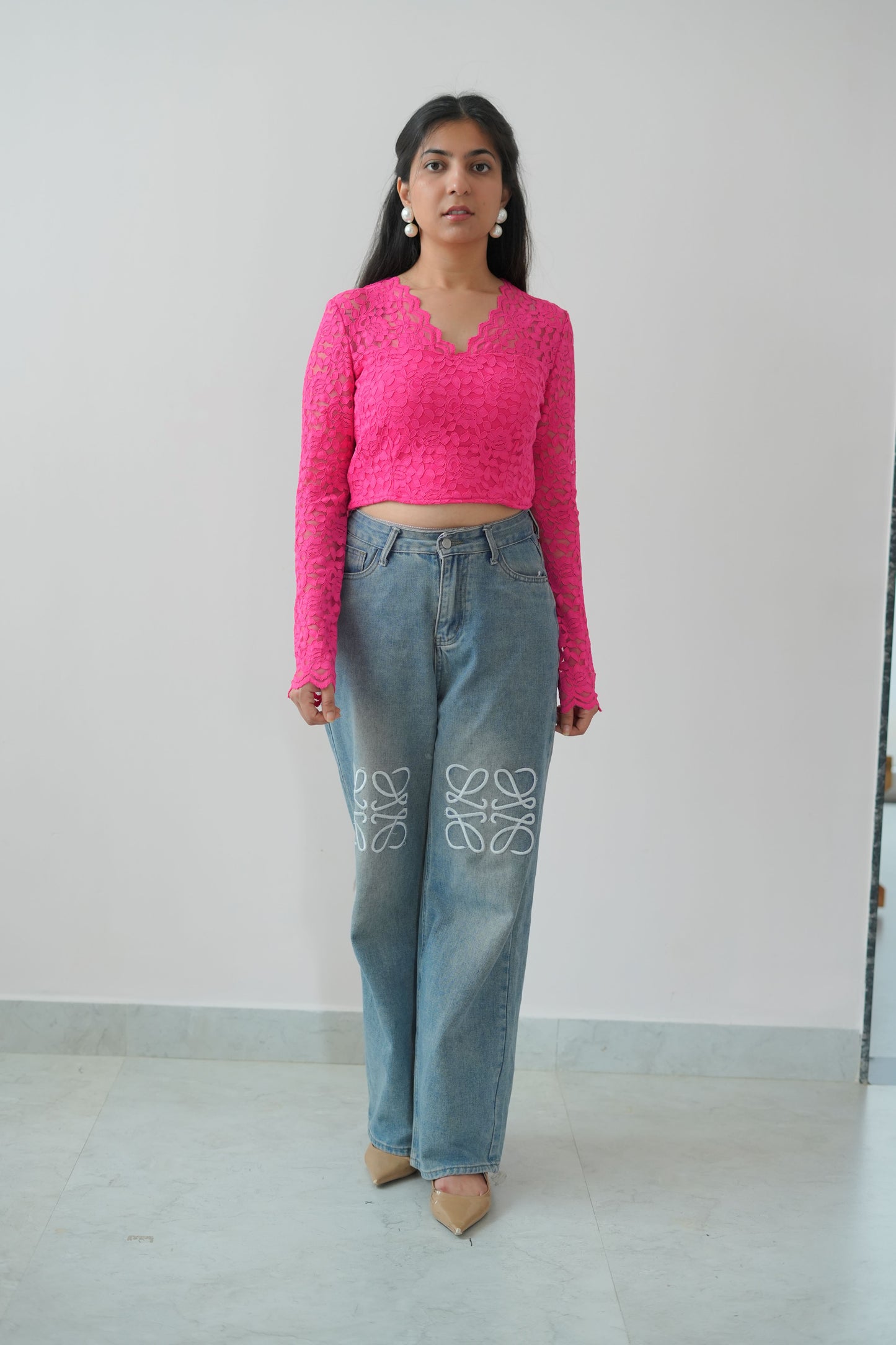 Solid heart top