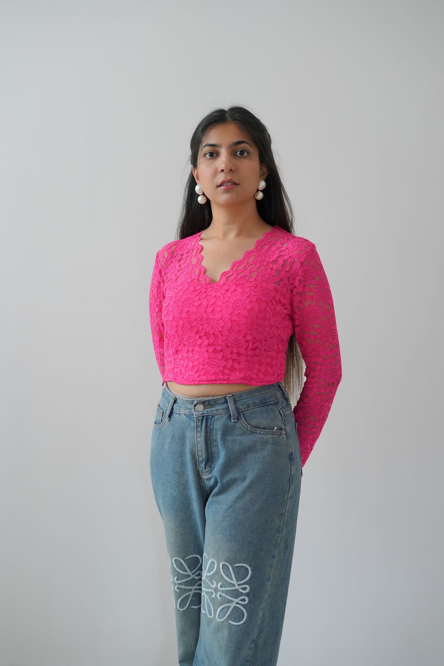 Solid heart top