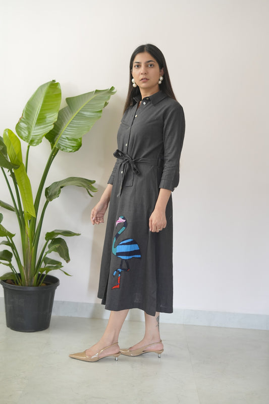 Batak Dress-Grey