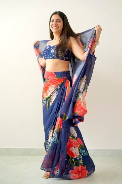 4 Designer Floral Shrug Set