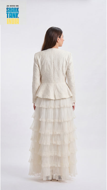 Tbfo Parchaai Cream Coord Set