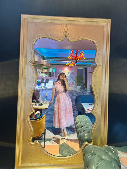 Tbfo Collar Queen Pink Dress