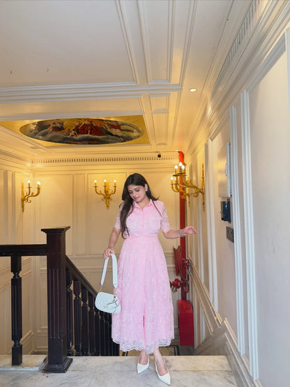 Tbfo Collar Queen Pink Dress