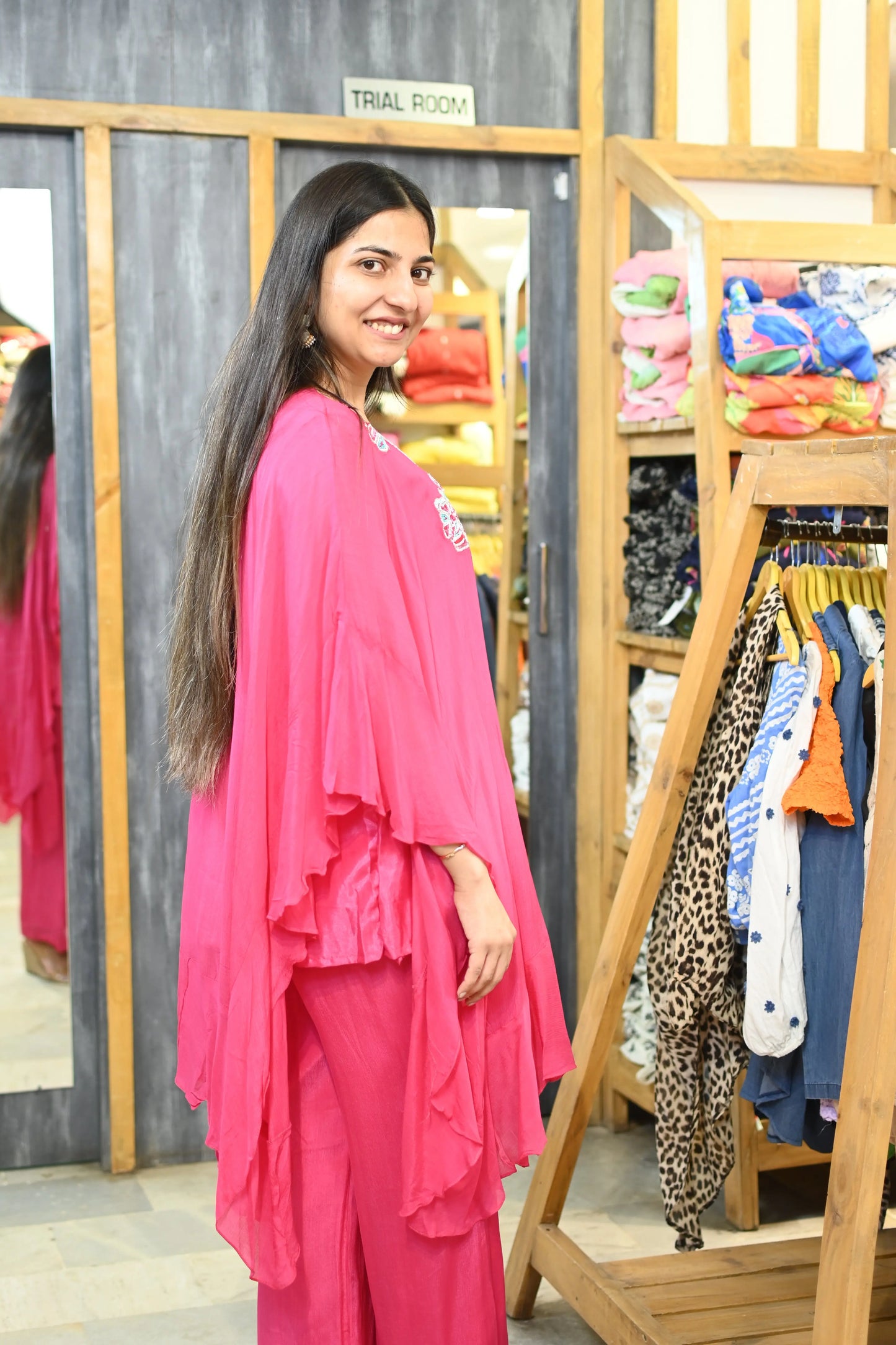 Flower kaftan set - pink - TBFO