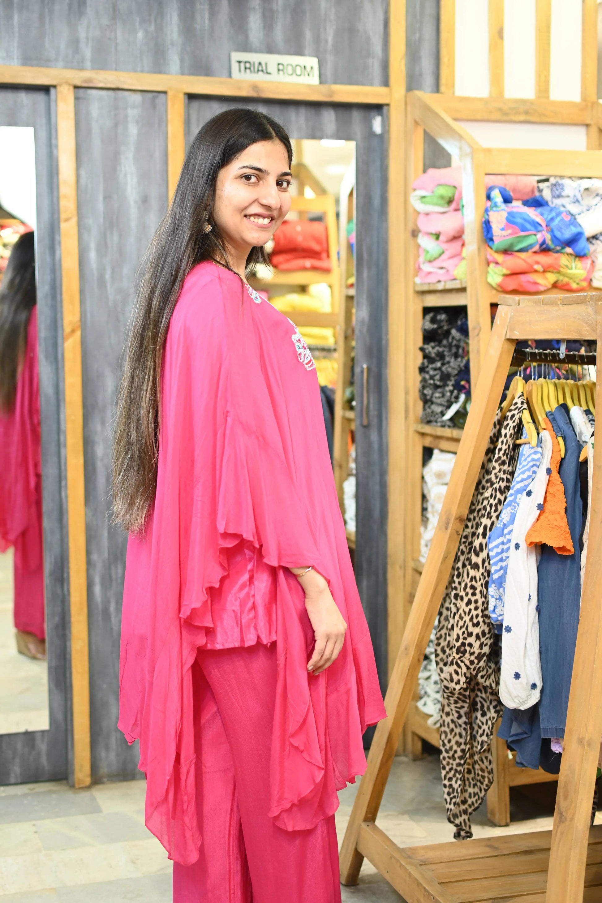 Flower kaftan set - pink - TBFO
