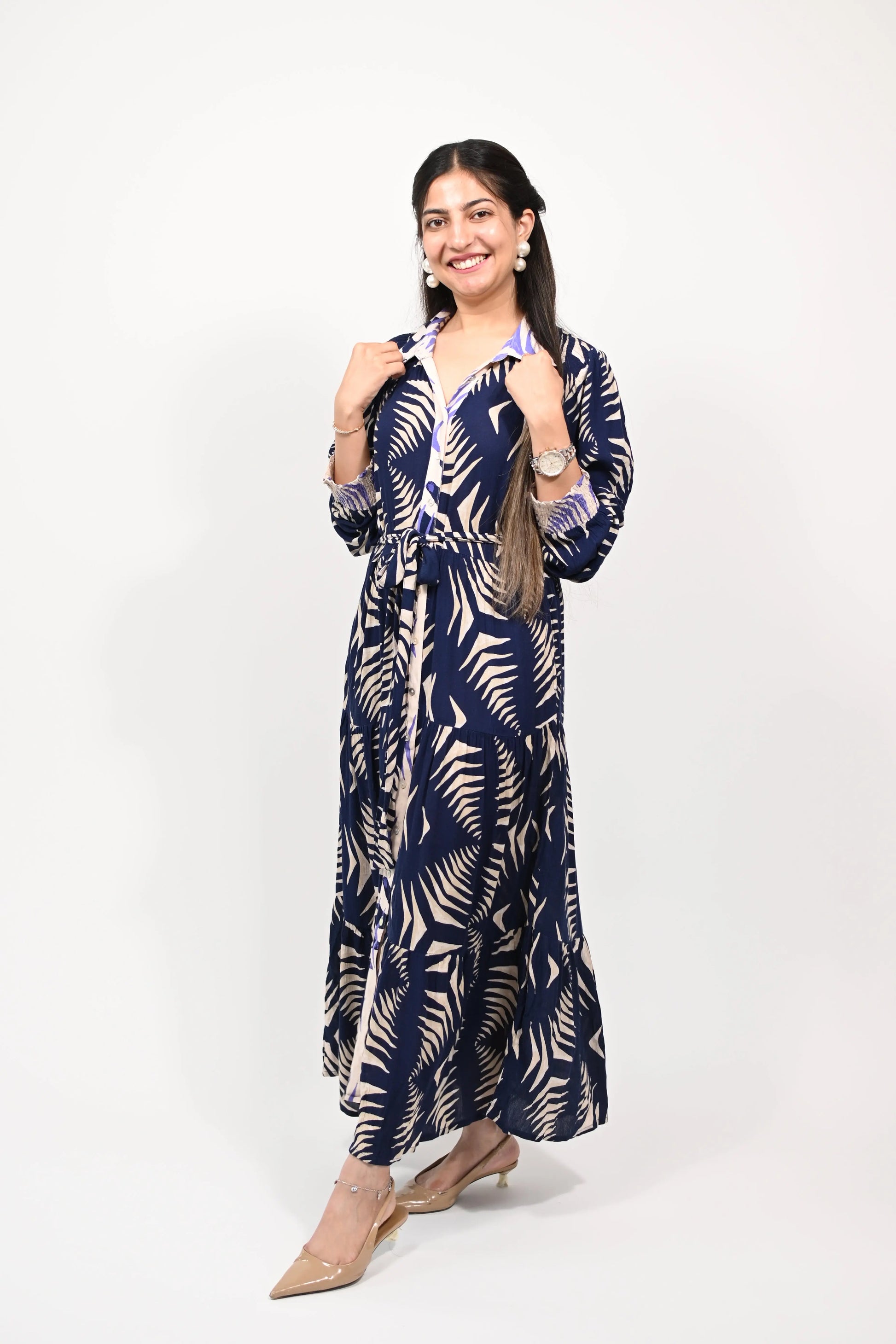 Big leaf korean dress - TBFO