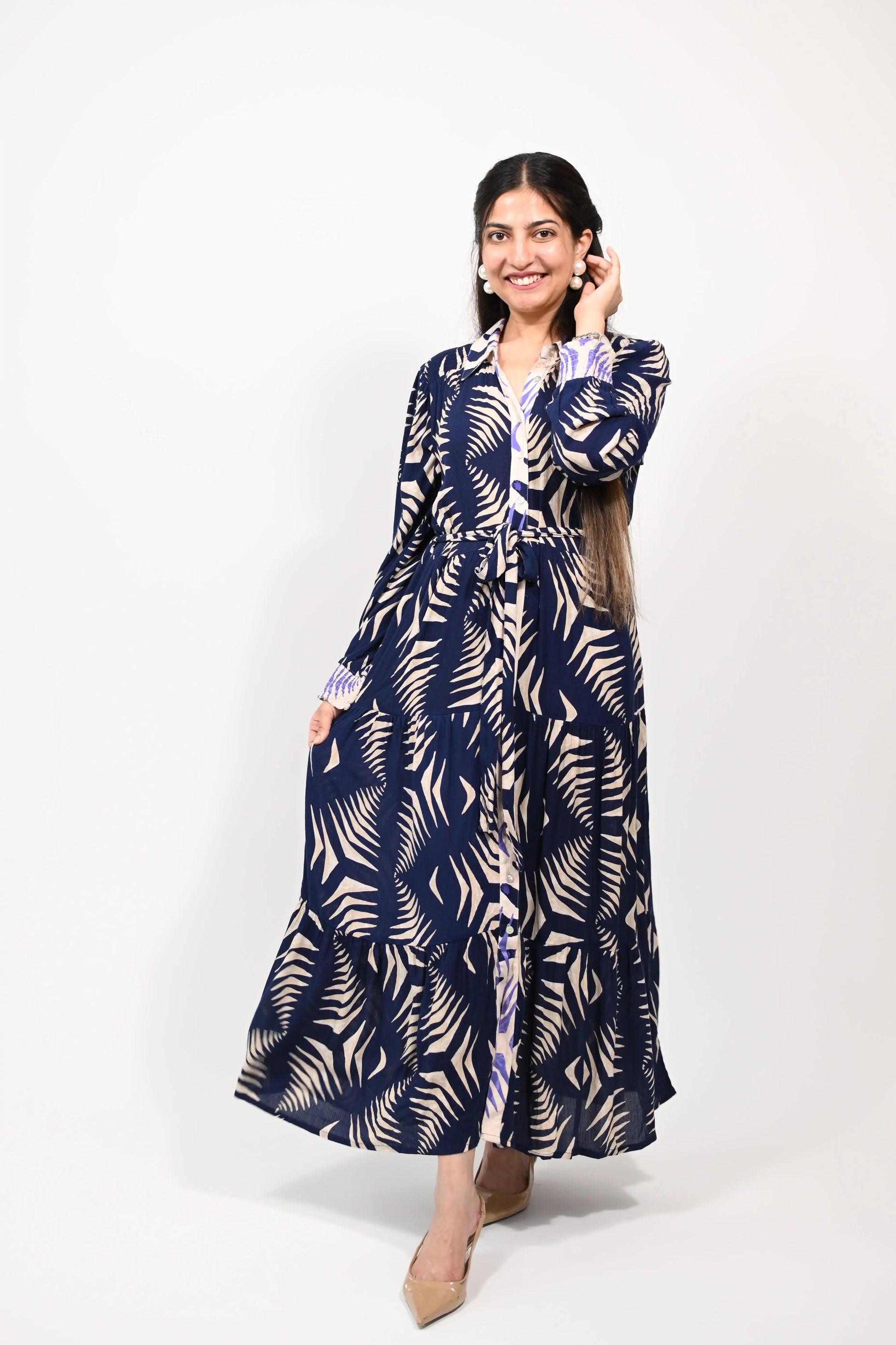 Big leaf korean dress - TBFO