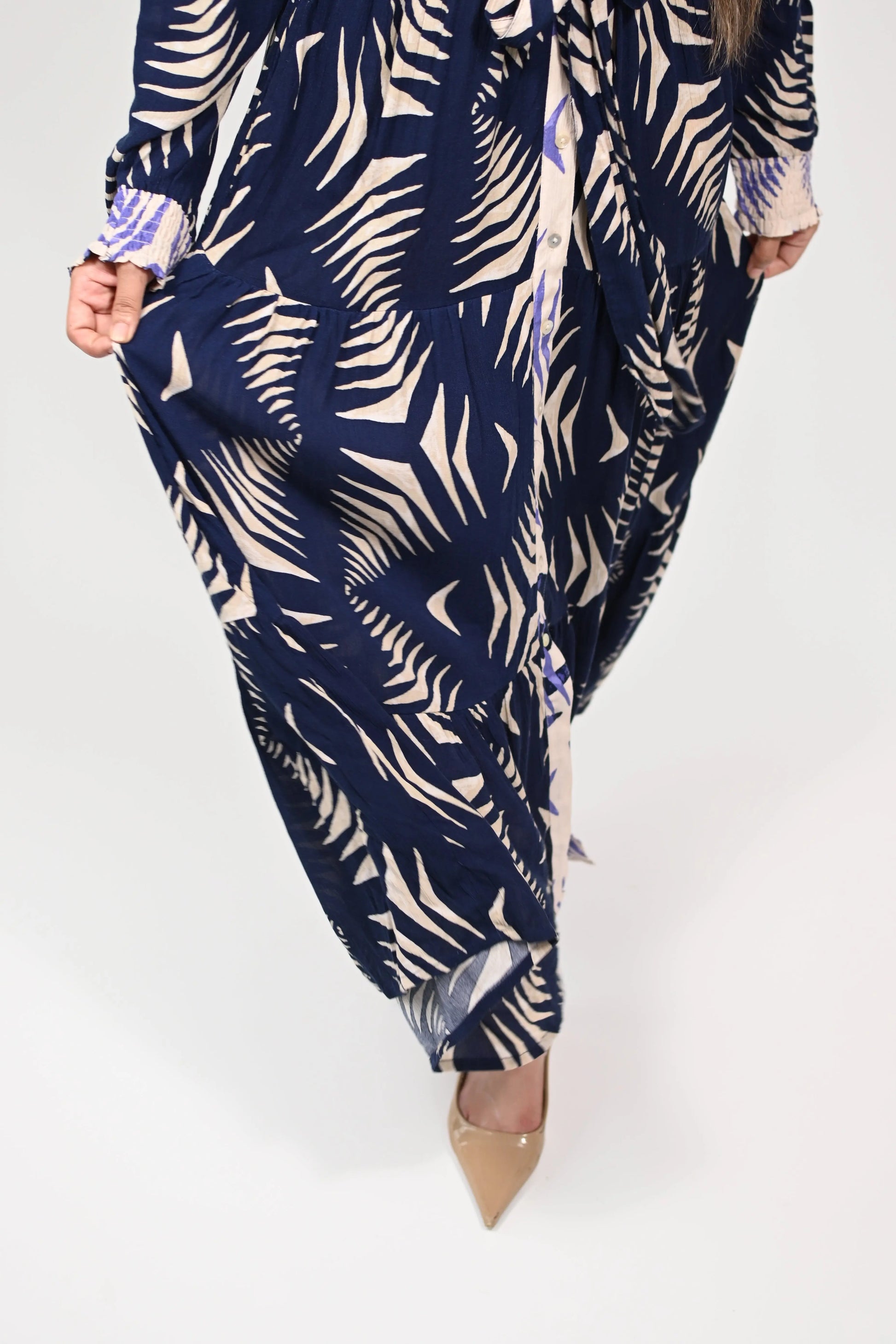 Big leaf korean dress - TBFO