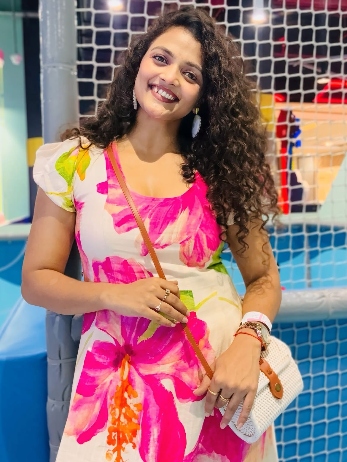 Tbfo Hibiscus Pink Dress