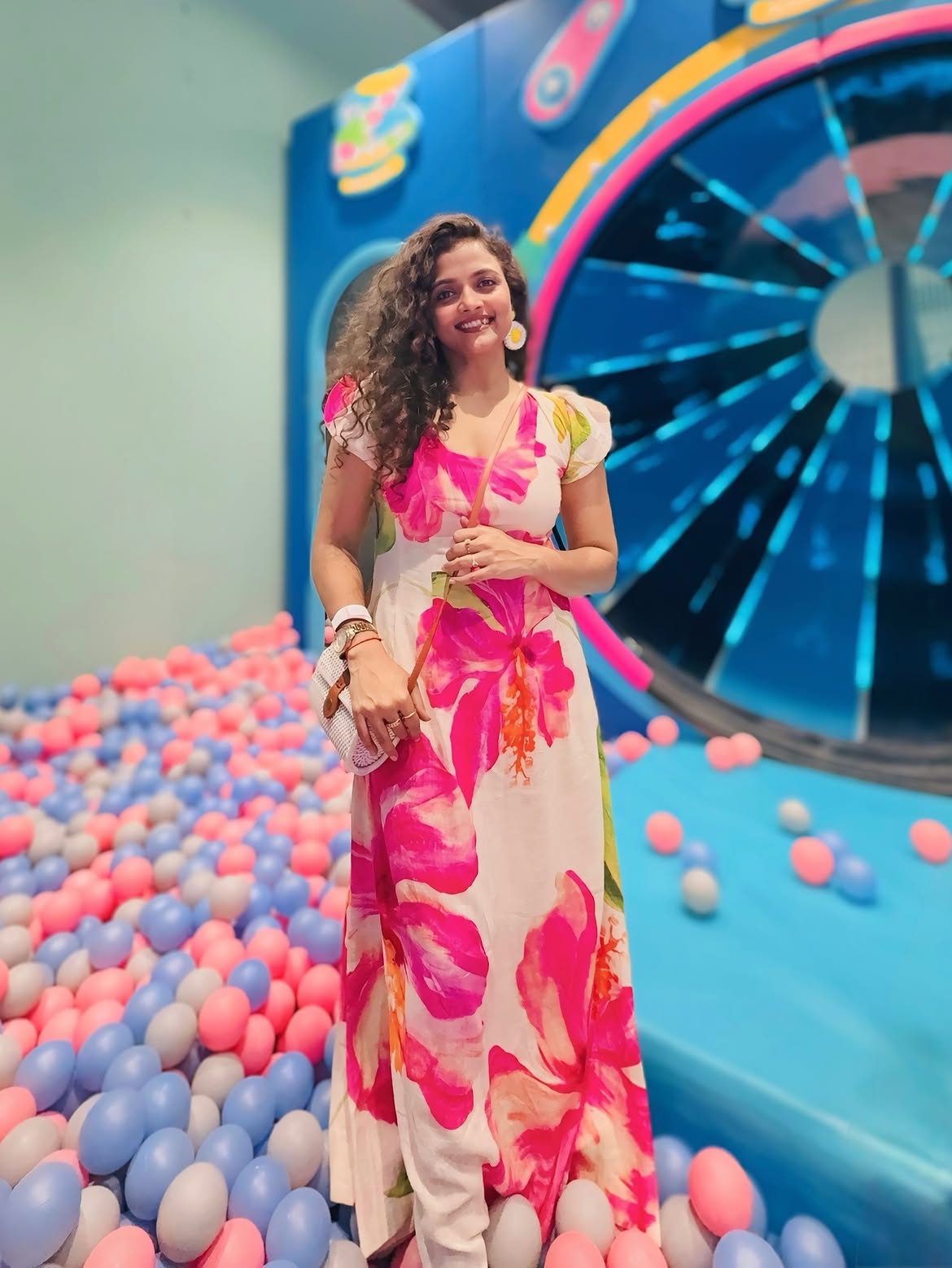 Tbfo Hibiscus Pink Dress