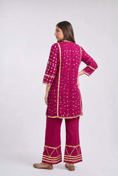 Tbfo Bandhu Embroidered Kurta & Pant Set