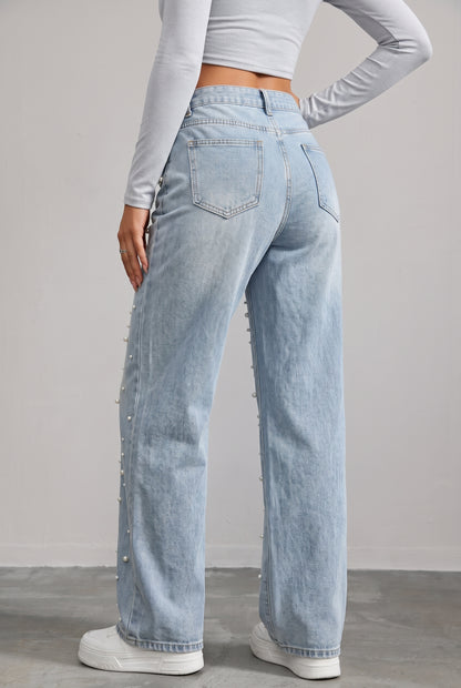 Tbfo Monday Mood – Embellished Pearl Denim Jeans